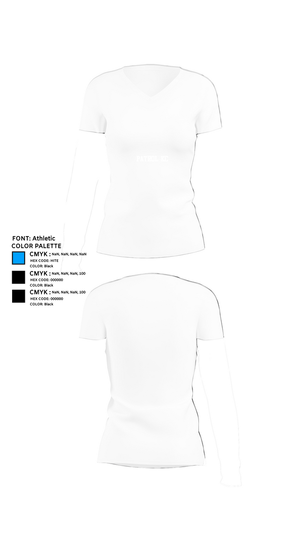 Womens Short Sleeve Vneck Shirt, Patrol KC, , Teamtime, Team time, sublimation, custom sports apparel, team uniforms, spirit wear, spiritwear, sports uniforms, custom shirts, team store, custom team store, fundraiser sports, apparel fundraiser