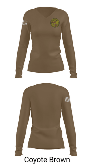 Womens Long Sleeve Vneck Shirt, Cadet Leadership Training Squadron, Air Force, Teamtime, Team time, sublimation, custom sports apparel, team uniforms, spirit wear, spiritwear, sports uniforms, custom shirts, team store, custom team store, fundraiser sports, apparel fundraiser