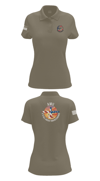 Womens Short Sleeve Performance Polo, , Air Force, Teamtime, Team time, sublimation, custom sports apparel, team uniforms, spirit wear, spiritwear, sports uniforms, custom shirts, team store, custom team store, fundraiser sports, apparel fundraiser