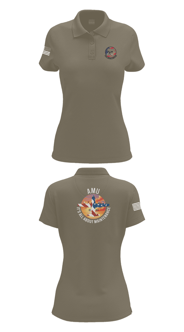 Womens Short Sleeve Performance Polo, , Air Force, Teamtime, Team time, sublimation, custom sports apparel, team uniforms, spirit wear, spiritwear, sports uniforms, custom shirts, team store, custom team store, fundraiser sports, apparel fundraiser