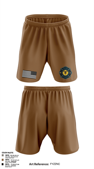Athletic Shorts With Pockets, ISA Air base Fire Dept., Fire Department, Teamtime, Team time, sublimation, custom sports apparel, team uniforms, spirit wear, spiritwear, sports uniforms, custom shirts, team store, custom team store, fundraiser sports, apparel fundraiser
