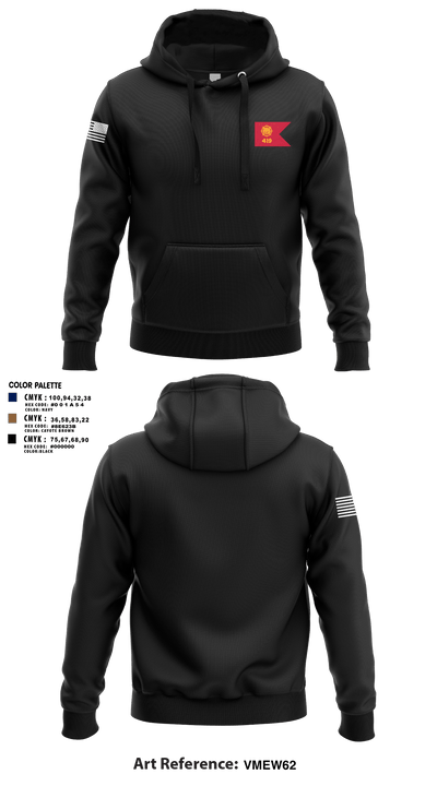 419th Transportation Company 77426737 Hoodie - 3