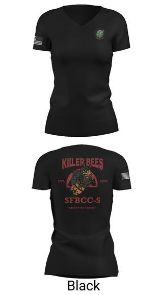 Womens Short Sleeve Vneck Shirt, 1SFG(A), 3rd BN, BSC, , Teamtime, Team time, sublimation, custom sports apparel, team uniforms, spirit wear, spiritwear, sports uniforms, custom shirts, team store, custom team store, fundraiser sports, apparel fundraiser
