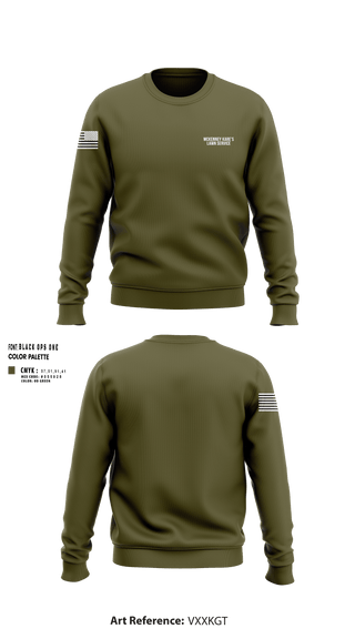 Crew Neck Sweatshirt, Mckenney Kare's lawn service, , Teamtime, Team time, sublimation, custom sports apparel, team uniforms, spirit wear, spiritwear, sports uniforms, custom shirts, team store, custom team store, fundraiser sports, apparel fundraiser