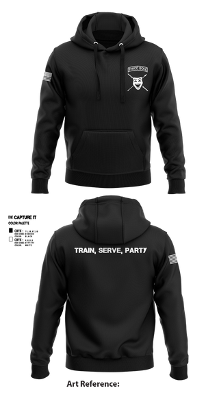Hoodie, THICC BOIZ, Army, Teamtime, Team time, sublimation, custom sports apparel, team uniforms, spirit wear, spiritwear, sports uniforms, custom shirts, team store, custom team store, fundraiser sports, apparel fundraiser