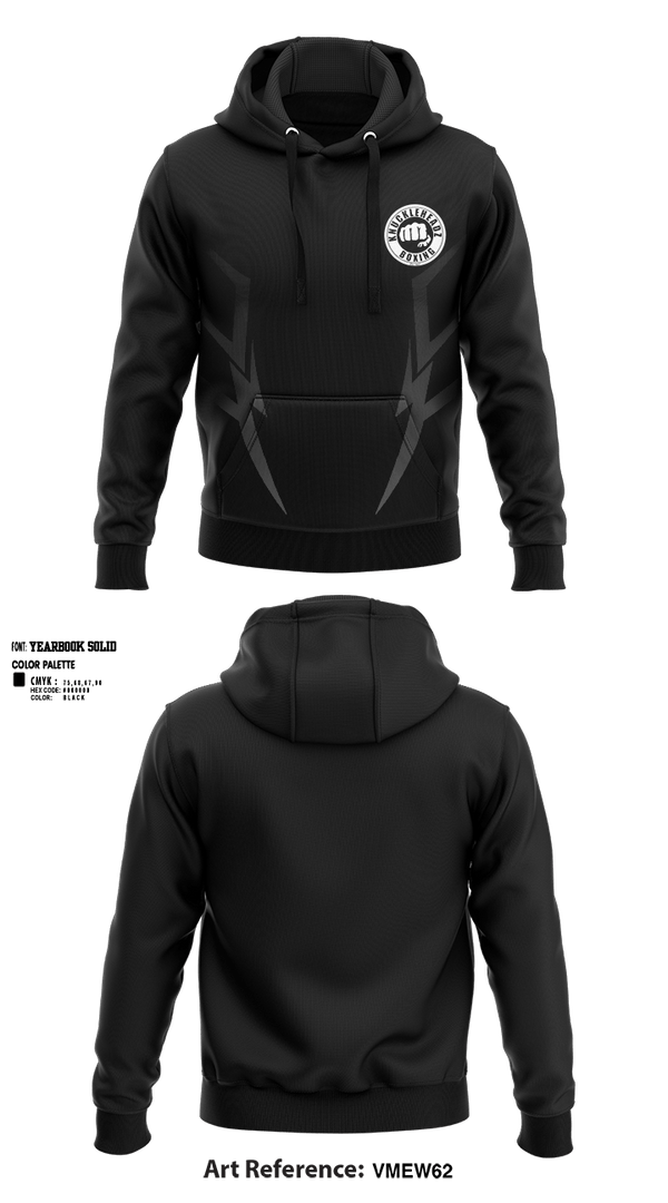 Hoodie, KnuckleHeadz Boxing, , Teamtime, Team time, sublimation, custom sports apparel, team uniforms, spirit wear, spiritwear, sports uniforms, custom shirts, team store, custom team store, fundraiser sports, apparel fundraiser