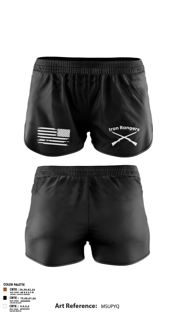Ranger Panties, Iron Rangers, Army, Teamtime, Team time, sublimation, custom sports apparel, team uniforms, spirit wear, spiritwear, sports uniforms, custom shirts, team store, custom team store, fundraiser sports, apparel fundraiser