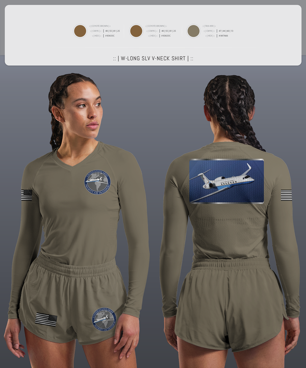 Womens Long Sleeve Vneck Shirt, USAPAT, , Teamtime, Team time, sublimation, custom sports apparel, team uniforms, spirit wear, spiritwear, sports uniforms, custom shirts, team store, custom team store, fundraiser sports, apparel fundraiser