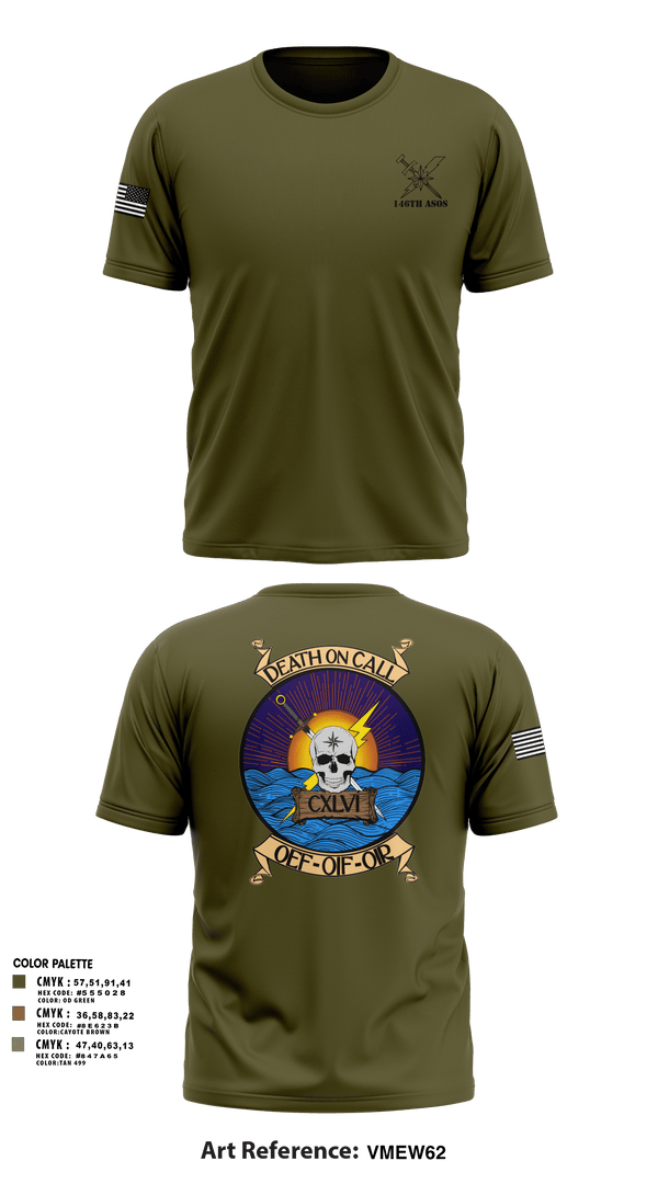 Short Sleeve Performance Shirt, 146th ASOS, Air Force, Teamtime, Team time, sublimation, custom sports apparel, team uniforms, spirit wear, spiritwear, sports uniforms, custom shirts, team store, custom team store, fundraiser sports, apparel fundraiser