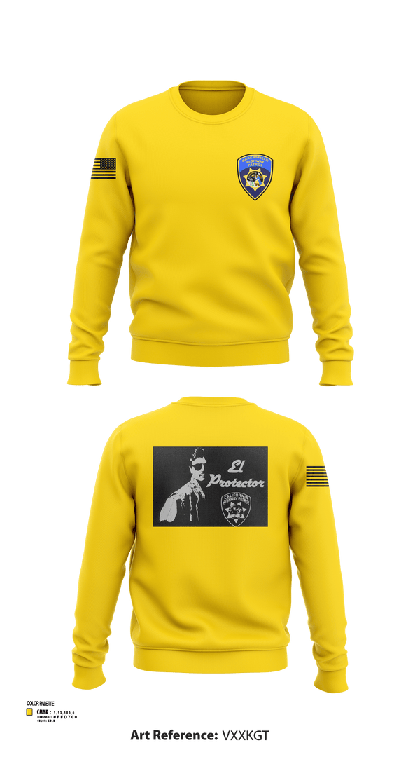 Crew Neck Sweatshirt, California Highway Patrol, , Teamtime, Team time, sublimation, custom sports apparel, team uniforms, spirit wear, spiritwear, sports uniforms, custom shirts, team store, custom team store, fundraiser sports, apparel fundraiser