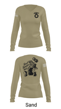 MCAGCC COMMSTRAT 43565701 Women's Long Sleeve V-neck Shirt - 97