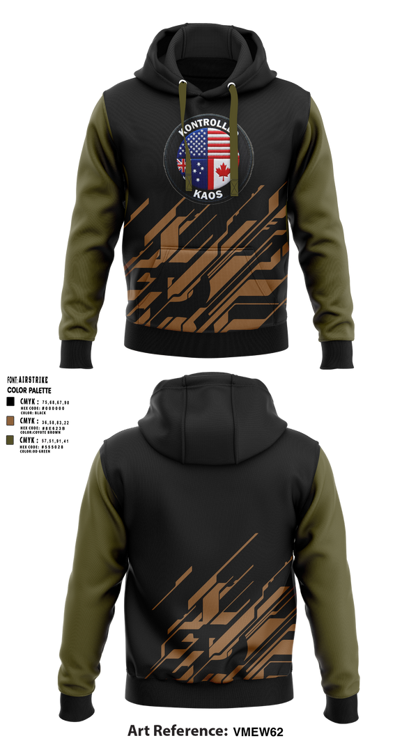 Hoodie, Kontrolled Kaos, E-Sports, Teamtime, Team time, sublimation, custom sports apparel, team uniforms, spirit wear, spiritwear, sports uniforms, custom shirts, team store, custom team store, fundraiser sports, apparel fundraiser