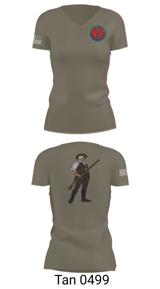 Womens Short Sleeve Vneck Shirt, , National Guard, Teamtime, Team time, sublimation, custom sports apparel, team uniforms, spirit wear, spiritwear, sports uniforms, custom shirts, team store, custom team store, fundraiser sports, apparel fundraiser