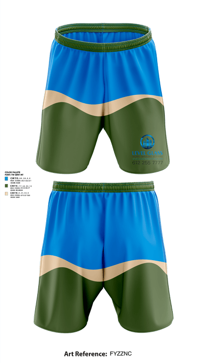 Union Glass 33122404 Athletic Shorts With Pockets - 1