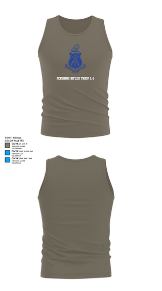 Tank Top, Pershing Rifles Troop L-1, , Teamtime, Team time, sublimation, custom sports apparel, team uniforms, spirit wear, spiritwear, sports uniforms, custom shirts, team store, custom team store, fundraiser sports, apparel fundraiser