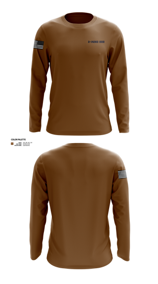 Long Sleeve Performance Shirt, 2-142nd HHB, , Teamtime, Team time, sublimation, custom sports apparel, team uniforms, spirit wear, spiritwear, sports uniforms, custom shirts, team store, custom team store, fundraiser sports, apparel fundraiser