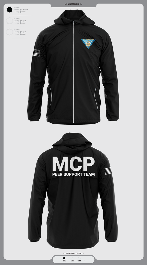 Windbreaker, Montgomery County Police Peer Support Team, Police, Teamtime, Team time, sublimation, custom sports apparel, team uniforms, spirit wear, spiritwear, sports uniforms, custom shirts, team store, custom team store, fundraiser sports, apparel fundraiser
