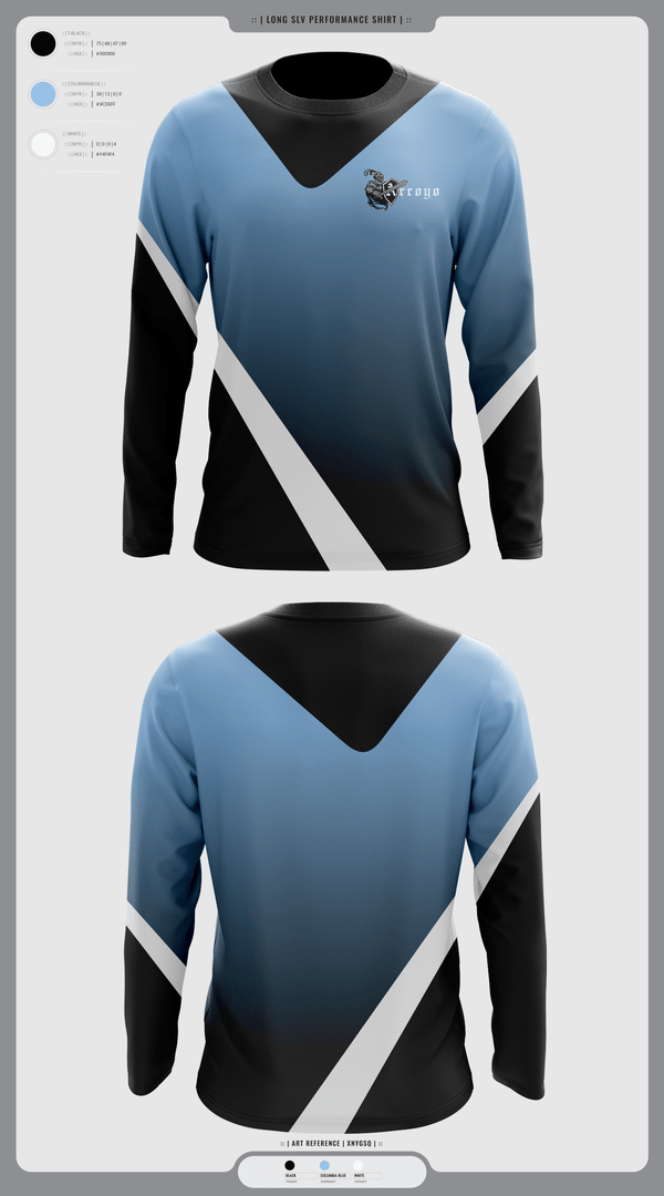 Long Sleeve Performance Shirt, Arroyo Knights Softball, Softball, Teamtime, Team time, sublimation, custom sports apparel, team uniforms, spirit wear, spiritwear, sports uniforms, custom shirts, team store, custom team store, fundraiser sports, apparel fundraiser