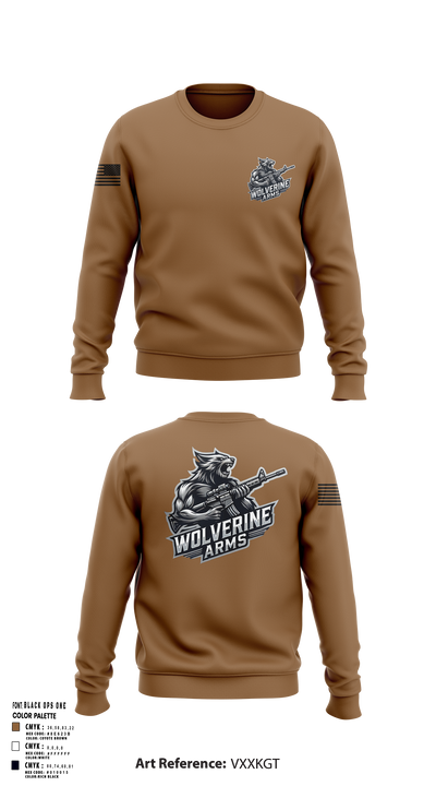 Wolverine Arms 65680976 Crew Neck Sweatshirt - 56
