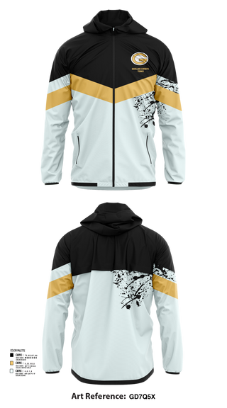 Windbreaker, Goodland Cowboys Tennis, Tennis, Teamtime, Team time, sublimation, custom sports apparel, team uniforms, spirit wear, spiritwear, sports uniforms, custom shirts, team store, custom team store, fundraiser sports, apparel fundraiser