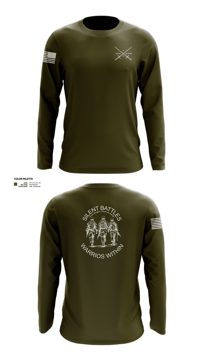 Silent Battles 26852061 Long Sleeve Performance Shirt 3
