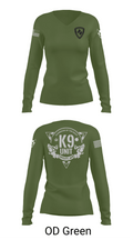 Guardians of the Night 82205307 Women's Long Sleeve V-neck Shirt - 57