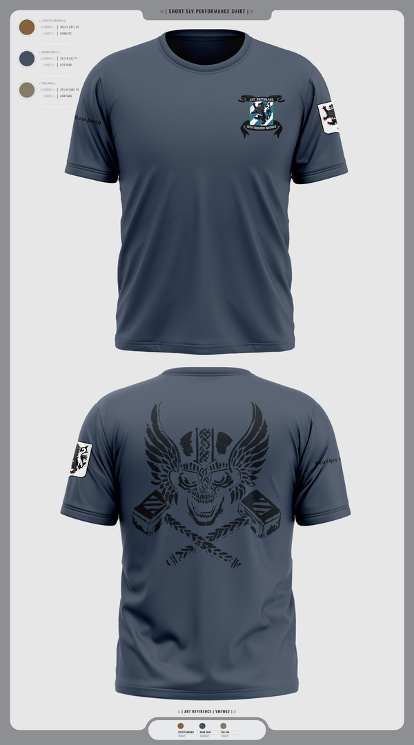 Short Sleeve Performance Shirt, 1-28 Infantry battalion, , Teamtime, Team time, sublimation, custom sports apparel, team uniforms, spirit wear, spiritwear, sports uniforms, custom shirts, team store, custom team store, fundraiser sports, apparel fundraiser