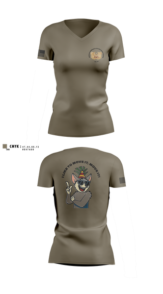 Womens Short Sleeve Vneck Shirt, MWOBC 001-25, Army, Teamtime, Team time, sublimation, custom sports apparel, team uniforms, spirit wear, spiritwear, sports uniforms, custom shirts, team store, custom team store, fundraiser sports, apparel fundraiser
