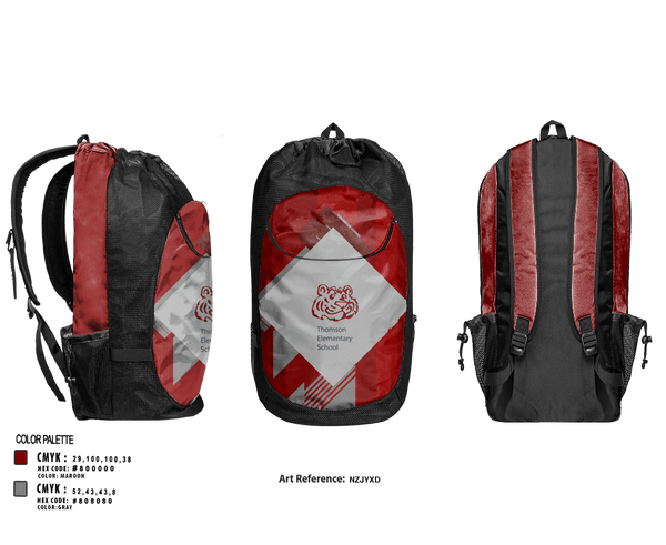 Gear Bag, Thomson Tigers Track and Field, Track & Field, Teamtime, Team time, sublimation, custom sports apparel, team uniforms, spirit wear, spiritwear, sports uniforms, custom shirts, team store, custom team store, fundraiser sports, apparel fundraiser