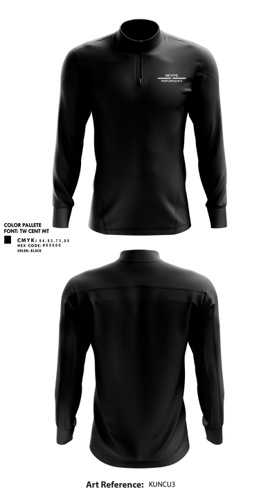 Revive Performance 88598439 Quarter Zip Jacket - 13