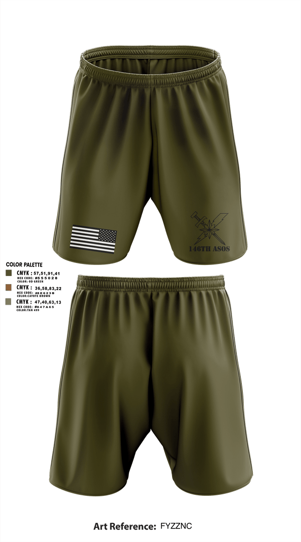 Athletic Shorts With Pockets, 146th ASOS, Air Force, Teamtime, Team time, sublimation, custom sports apparel, team uniforms, spirit wear, spiritwear, sports uniforms, custom shirts, team store, custom team store, fundraiser sports, apparel fundraiser