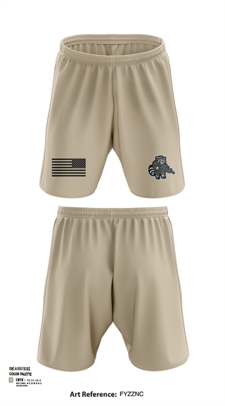 Athletic Shorts With Pockets, 441st Engineer Company, Army, Teamtime, Team time, sublimation, custom sports apparel, team uniforms, spirit wear, spiritwear, sports uniforms, custom shirts, team store, custom team store, fundraiser sports, apparel fundraiser