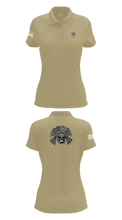 2-23IN CRAZYHORSE CO. 51563719 Women's Short Sleeve Performance Polo  - 95
