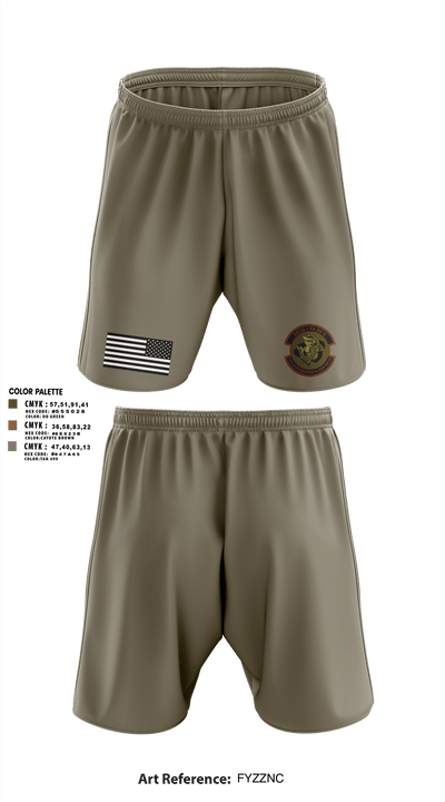 150th Electromagnetic Warfare Squadron 66679137 Athletic Shorts With Pockets - 107