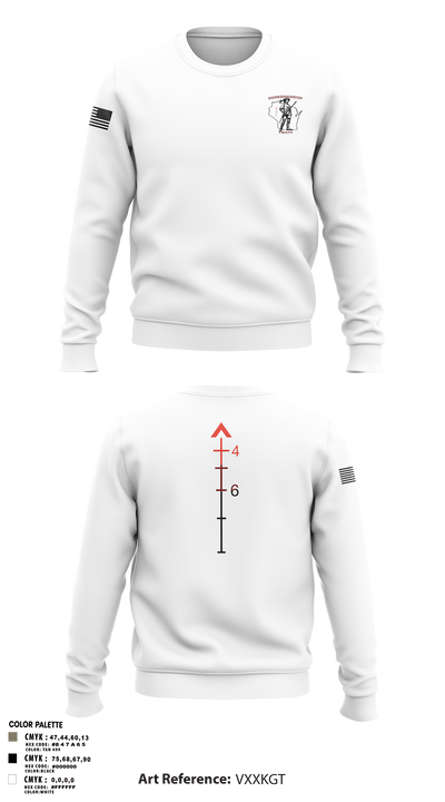 WIARNG Marksmanship 12854544 Crew Neck Sweatshirt - 106