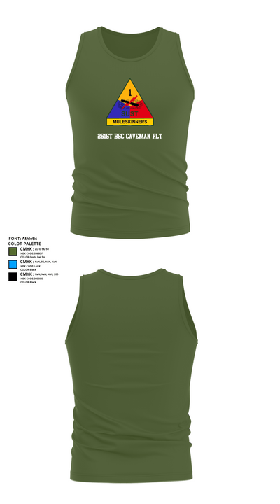 261st BSC CAVEMAN PLT 28746409 Tank Top - 59