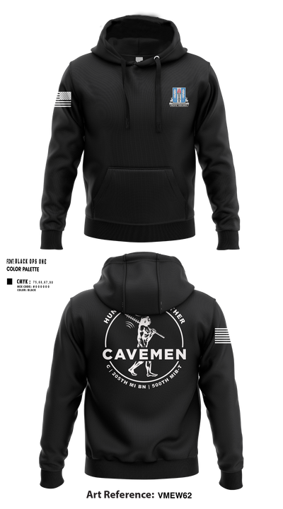 C / 205th MI BN / 500th MIB-T 47218382 Hoodie - 100