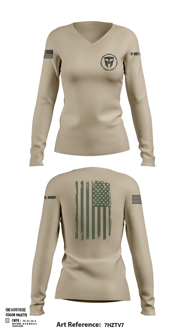 Womens Long Sleeve Vneck Shirt, Travis Manion, , Teamtime, Team time, sublimation, custom sports apparel, team uniforms, spirit wear, spiritwear, sports uniforms, custom shirts, team store, custom team store, fundraiser sports, apparel fundraiser