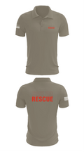 ISA Air base Fire Dept. 19172110 Short Sleeve Performance Polo - 67