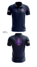 Piper High School Public Services Academy 74445509 Short Sleeve Performance Polo - 1