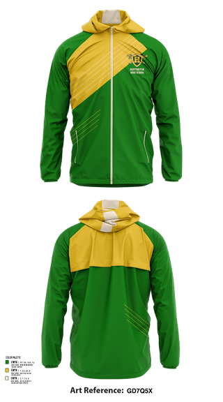 Windbreaker, Huntington High School, Tennis, Teamtime, Team time, sublimation, custom sports apparel, team uniforms, spirit wear, spiritwear, sports uniforms, custom shirts, team store, custom team store, fundraiser sports, apparel fundraiser