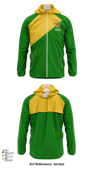 Huntington High School 68599761 Windbreaker - 6