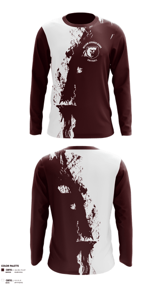Long Sleeve Performance Shirt, Willow Springs Bears Softball, Softball, Teamtime, Team time, sublimation, custom sports apparel, team uniforms, spirit wear, spiritwear, sports uniforms, custom shirts, team store, custom team store, fundraiser sports, apparel fundraiser