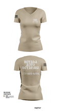 Nevada auto detailing 72253164 Women's Short Sleeve V-neck Shirt - 102