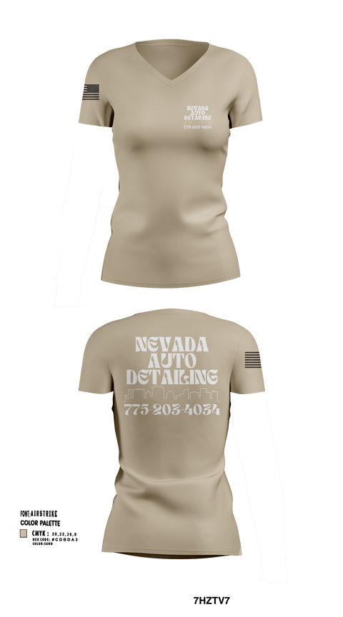 Womens Short Sleeve Vneck Shirt, Nevada auto detailing, , Teamtime, Team time, sublimation, custom sports apparel, team uniforms, spirit wear, spiritwear, sports uniforms, custom shirts, team store, custom team store, fundraiser sports, apparel fundraiser