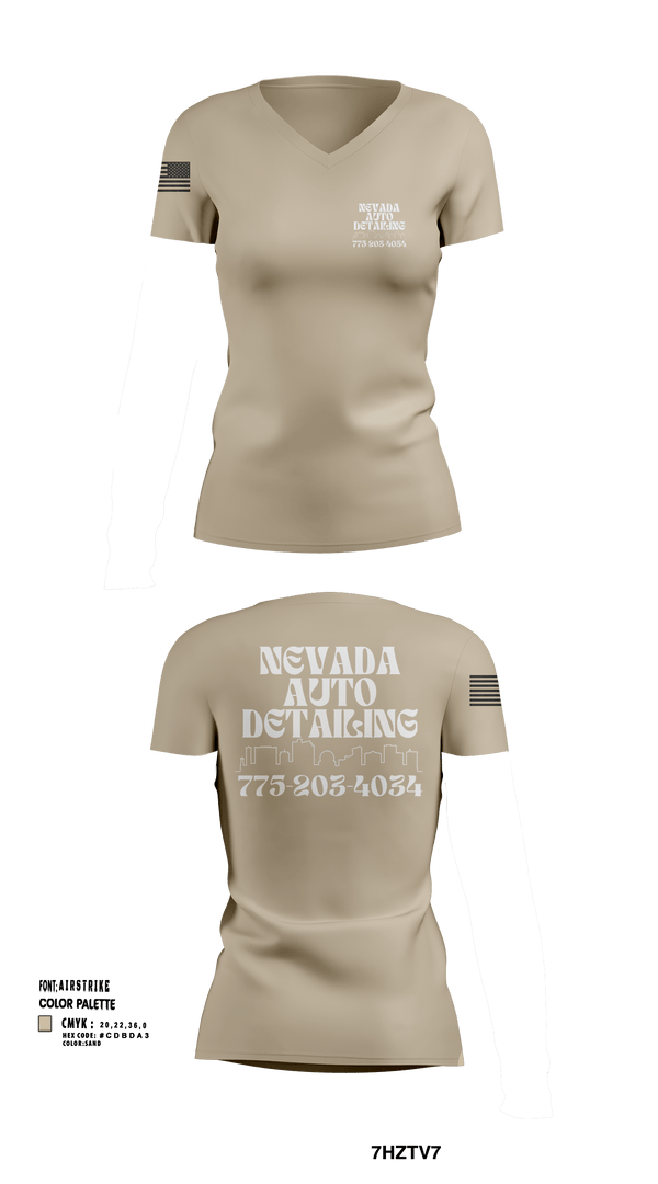 Womens Short Sleeve Vneck Shirt, Nevada auto detailing, , Teamtime, Team time, sublimation, custom sports apparel, team uniforms, spirit wear, spiritwear, sports uniforms, custom shirts, team store, custom team store, fundraiser sports, apparel fundraiser