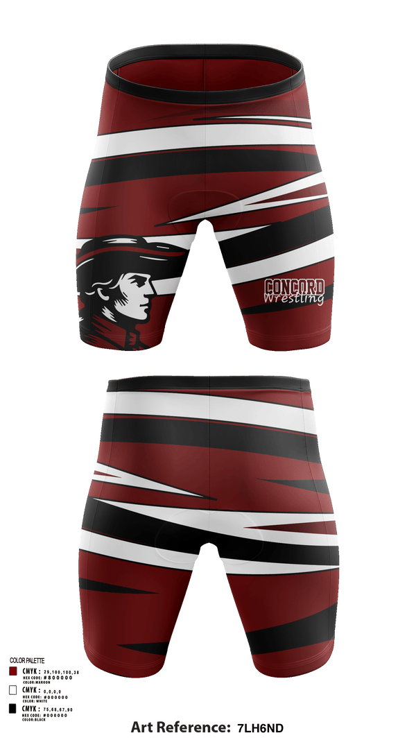 Mens Compression Shorts, Concord Raiders, Wrestling, Teamtime, Team time, sublimation, custom sports apparel, team uniforms, spirit wear, spiritwear, sports uniforms, custom shirts, team store, custom team store, fundraiser sports, apparel fundraiser