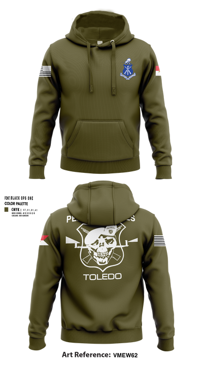 Pershing Rifles Troop L-1 10347059 Hoodie - 151