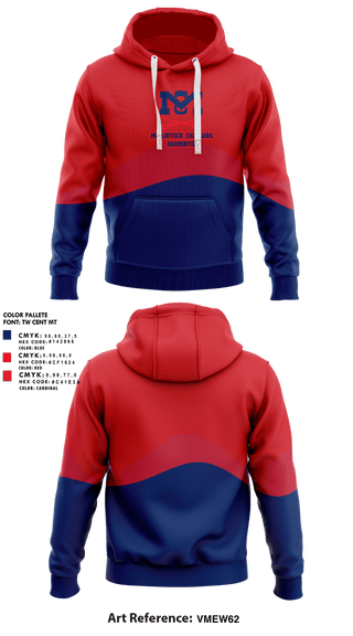 Hoodie, McClintock Chargers Badminton, Spirit Store, Teamtime, Team time, sublimation, custom sports apparel, team uniforms, spirit wear, spiritwear, sports uniforms, custom shirts, team store, custom team store, fundraiser sports, apparel fundraiser