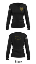 1270A 97331087 Women's Long Sleeve V-neck Shirt - 35